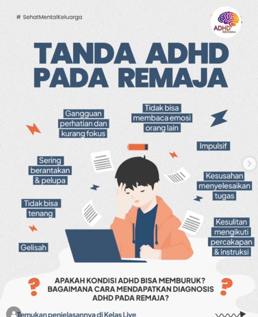 Screening ADHD Non-Diagnostik: Edukasi Awal bagi Orang Tua di Kabupaten Kolaka